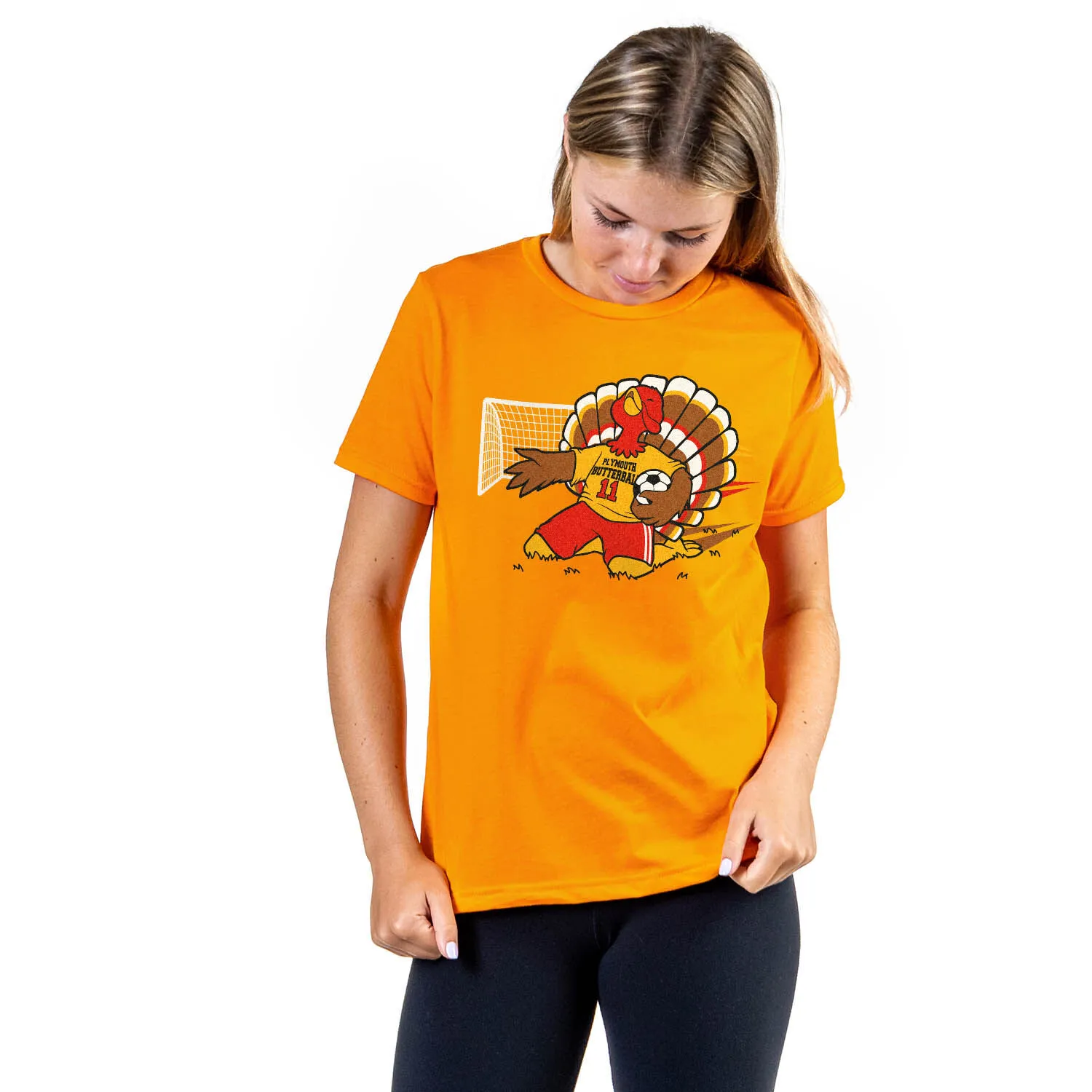 Soccer Short Sleeve T-Shirt - Gobbling Goals 