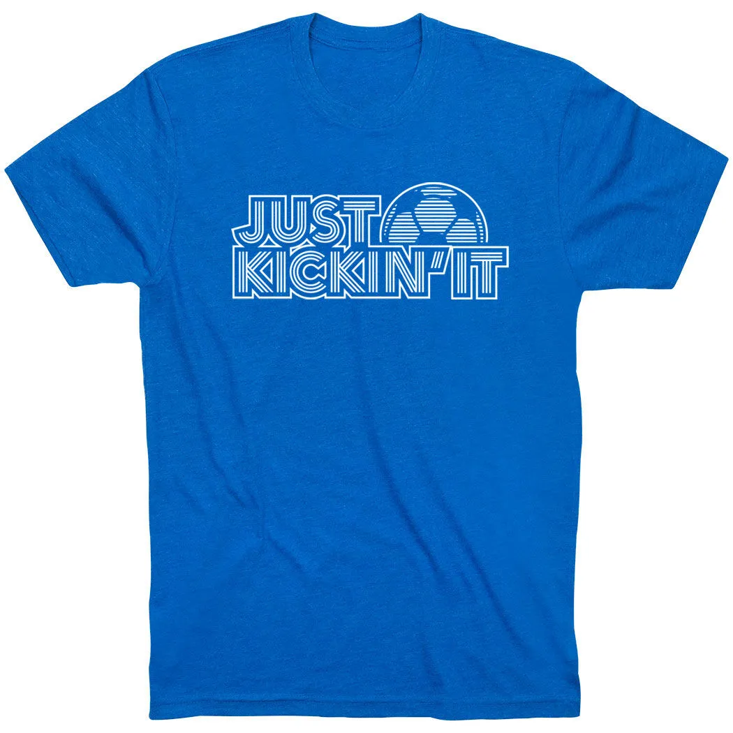 Soccer T-Shirt Short Sleeve - Just Kickin' It 