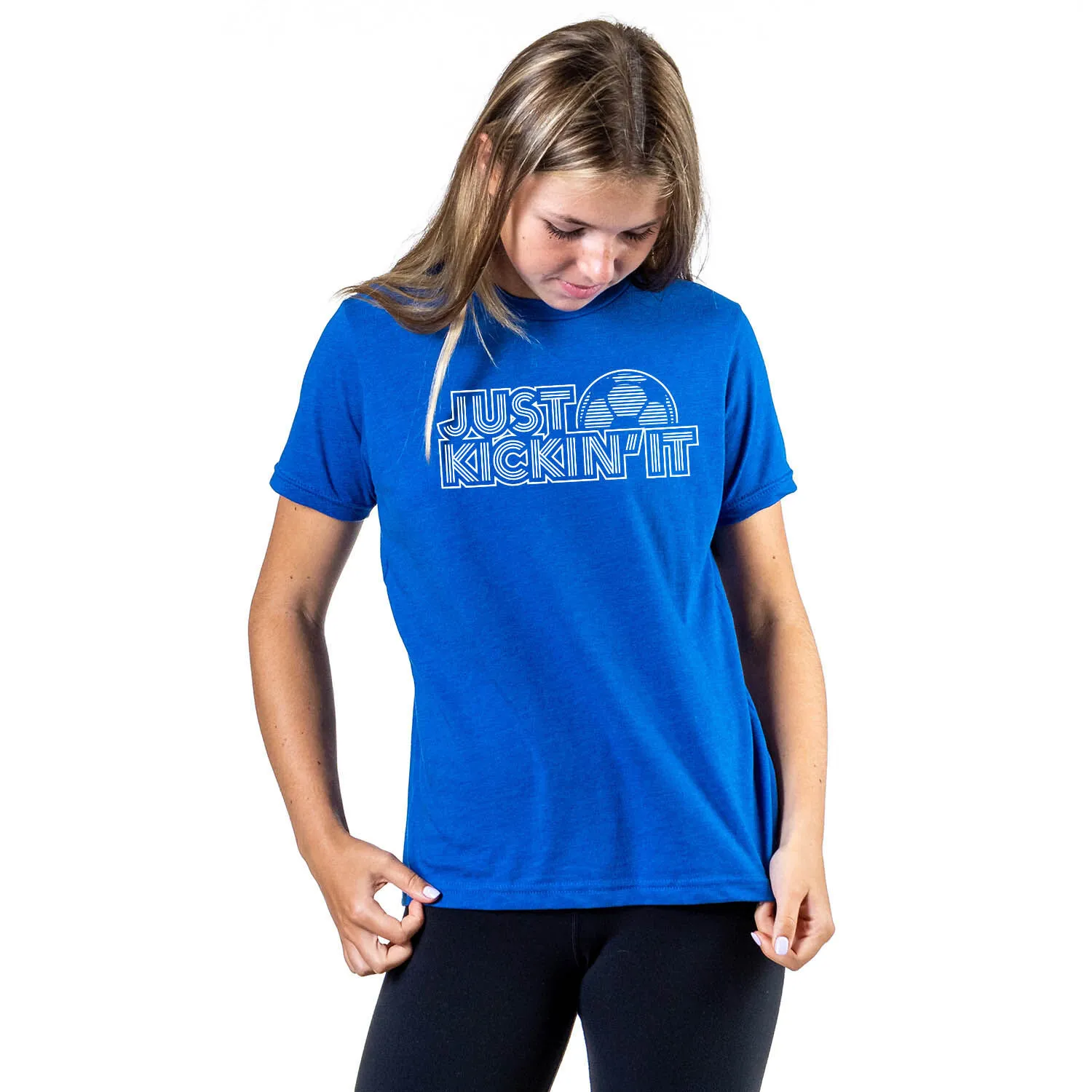 Soccer T-Shirt Short Sleeve - Just Kickin' It 