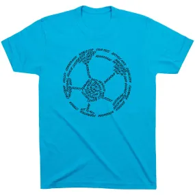 Soccer T-Shirt Short Sleeve - Soccer Words 