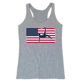 Soccer Women's Everyday Tank Top - Patriotic Soccer 