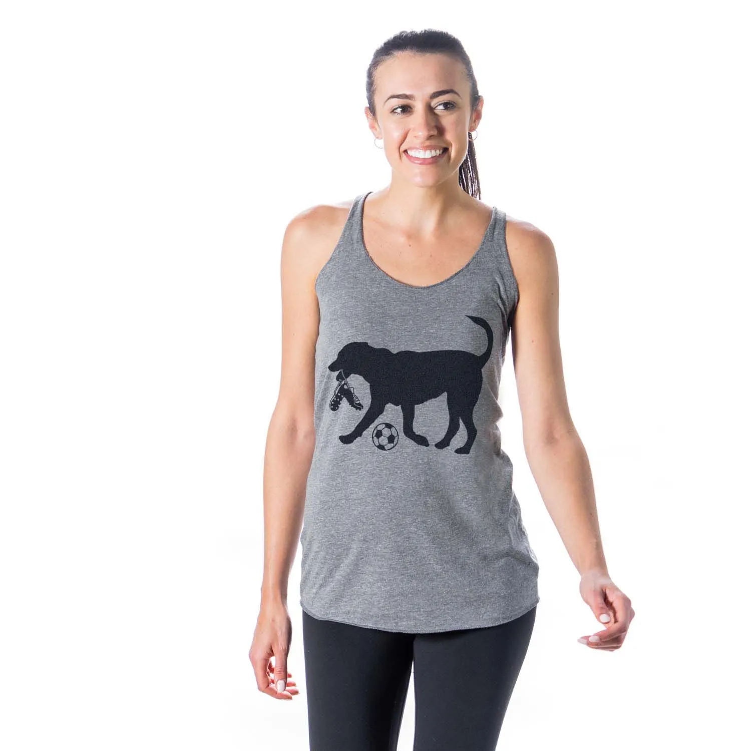 Soccer Women's Everyday Tank Top - Soccer Dog 