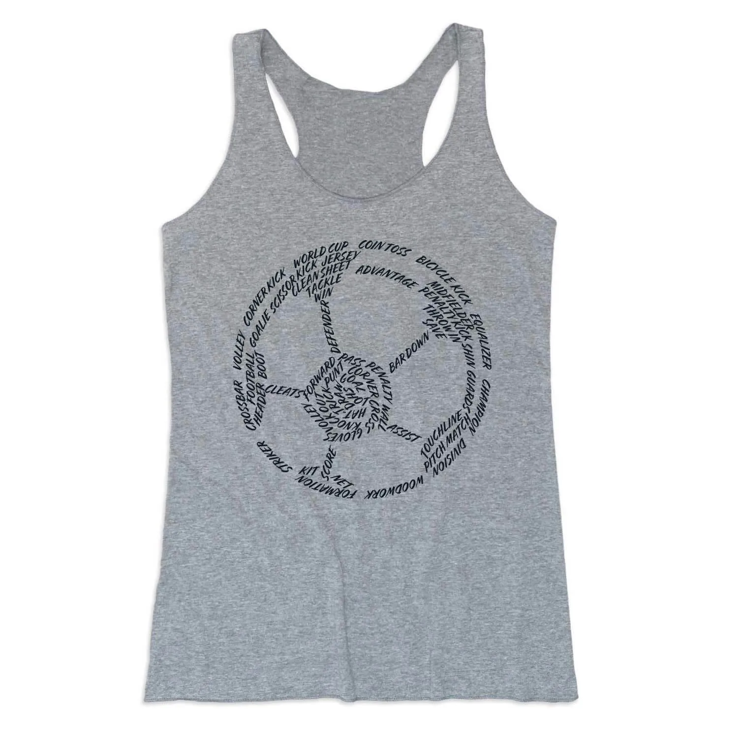 Soccer Women's Everyday Tank Top - Soccer Words 