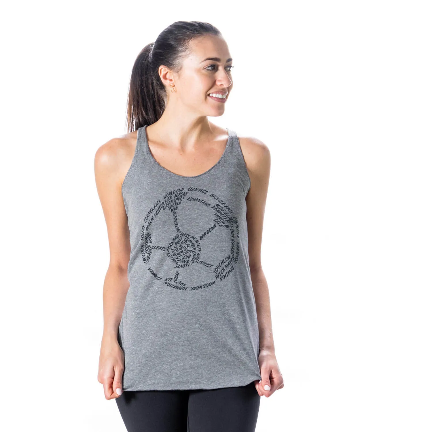 Soccer Women's Everyday Tank Top - Soccer Words 