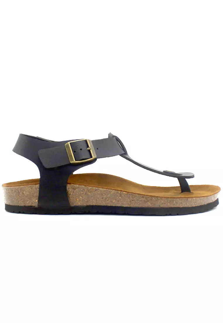 SoleSimple Oxford - Black Sandals & Flip Flops