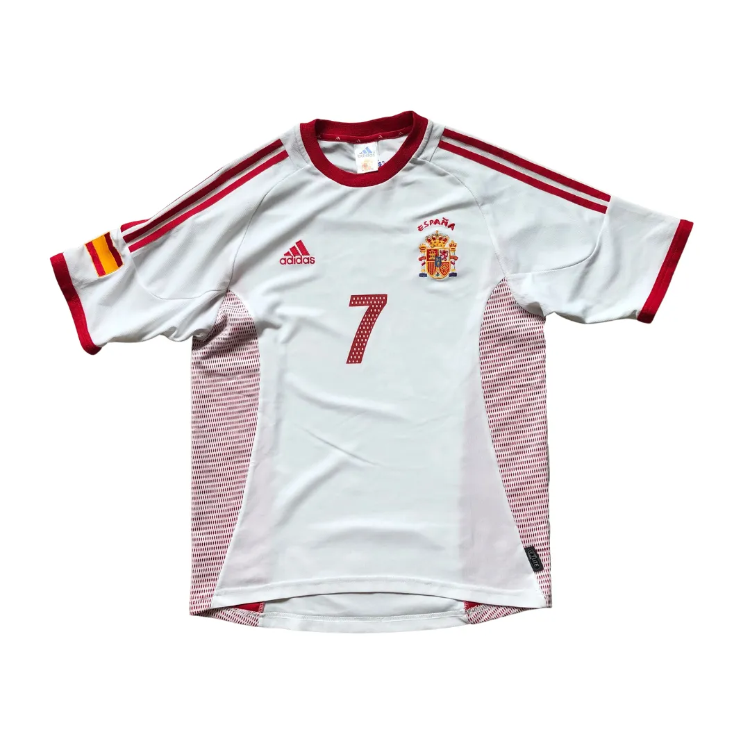 Spain Raul Original 2002/2003 Home Football Shirt Mens Small/Medium