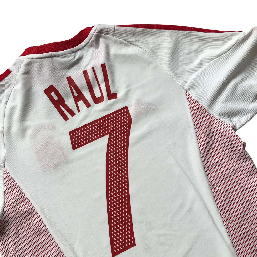 Spain Raul Original 2002/2003 Home Football Shirt Mens Small/Medium