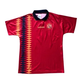 Spain Vintage Adidas 1994/1995/1996 Football Shirt Large