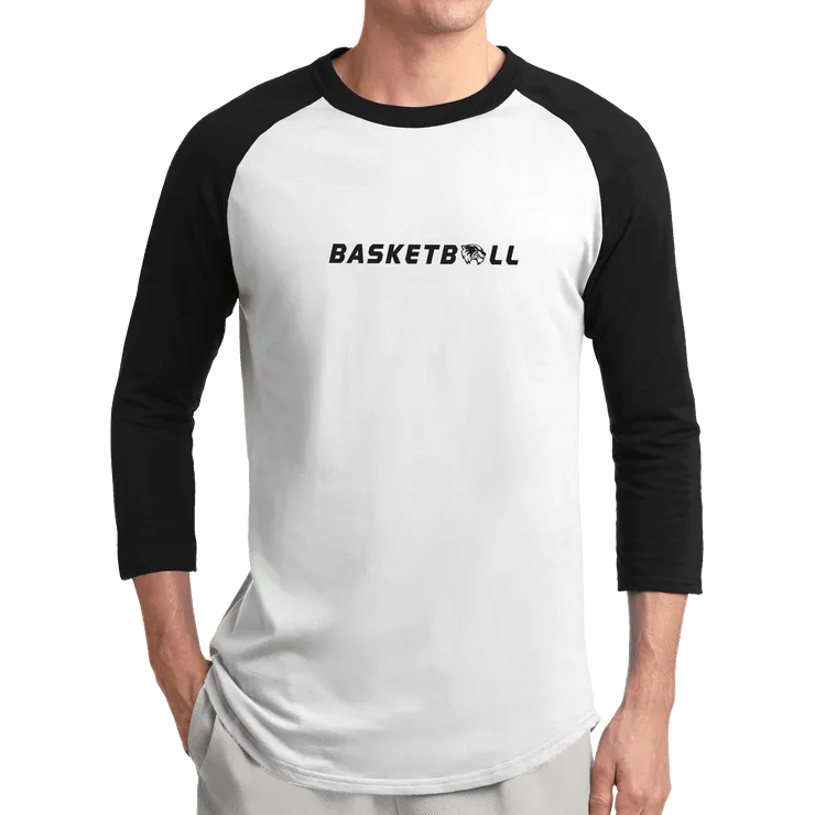 Sport-Tek Colorblock Raglan Jersey- Basketball Head