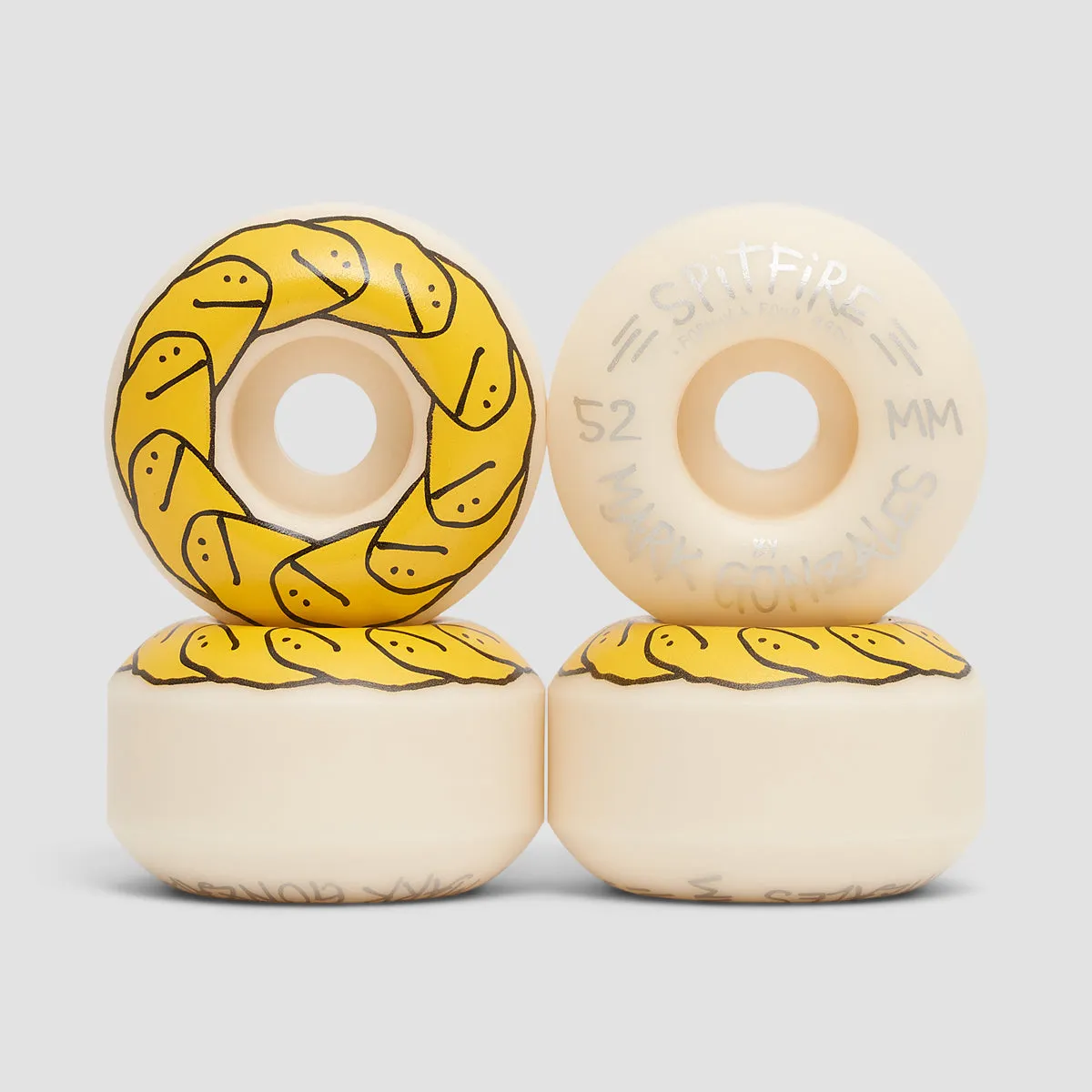 Sptifire Formula Four Gonz Shmoos Classic 99DU Skateboard Wheels Natural 52mm