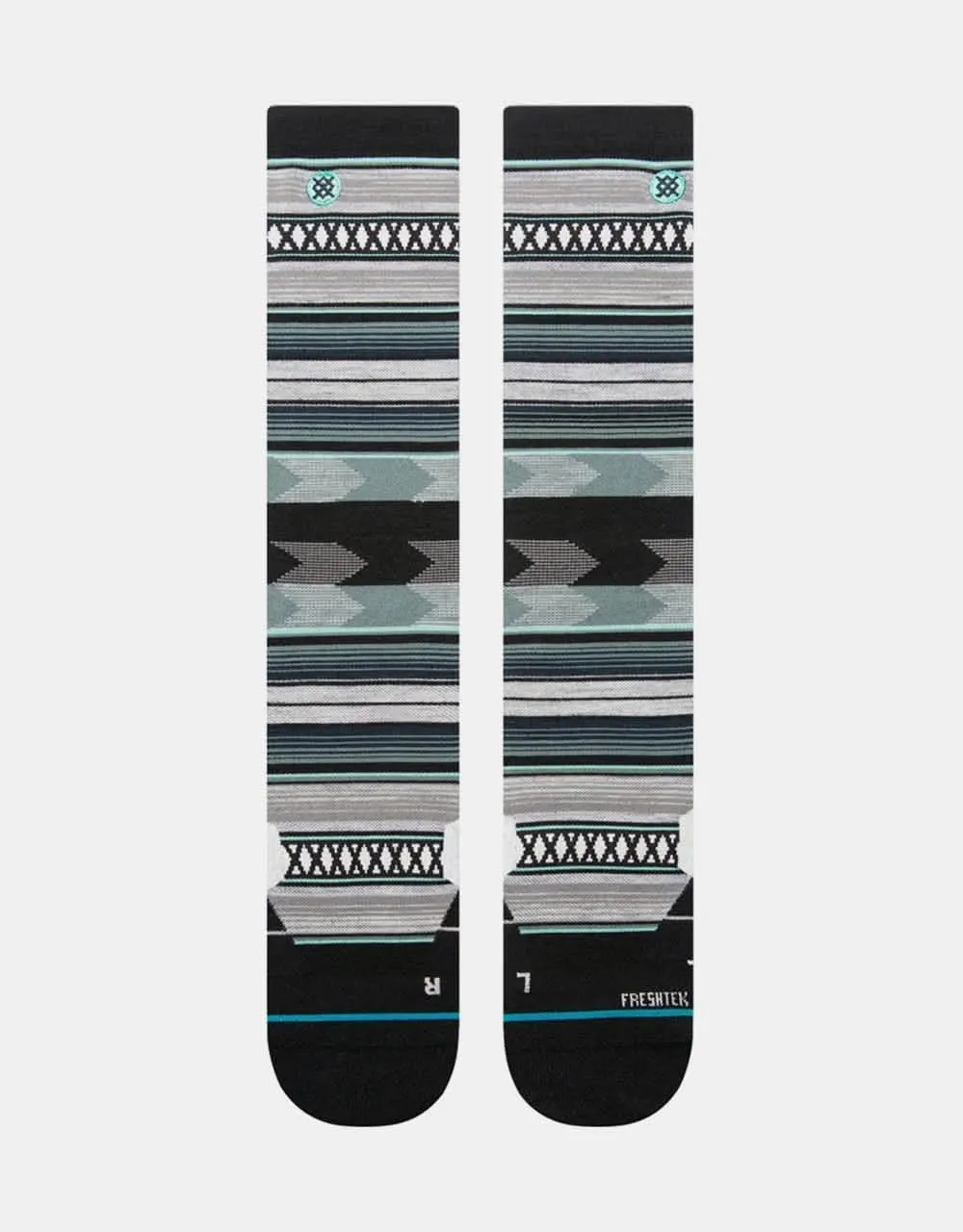 Stance Baron FEEL360 INFIKNIT Snowboard Socks - Teal