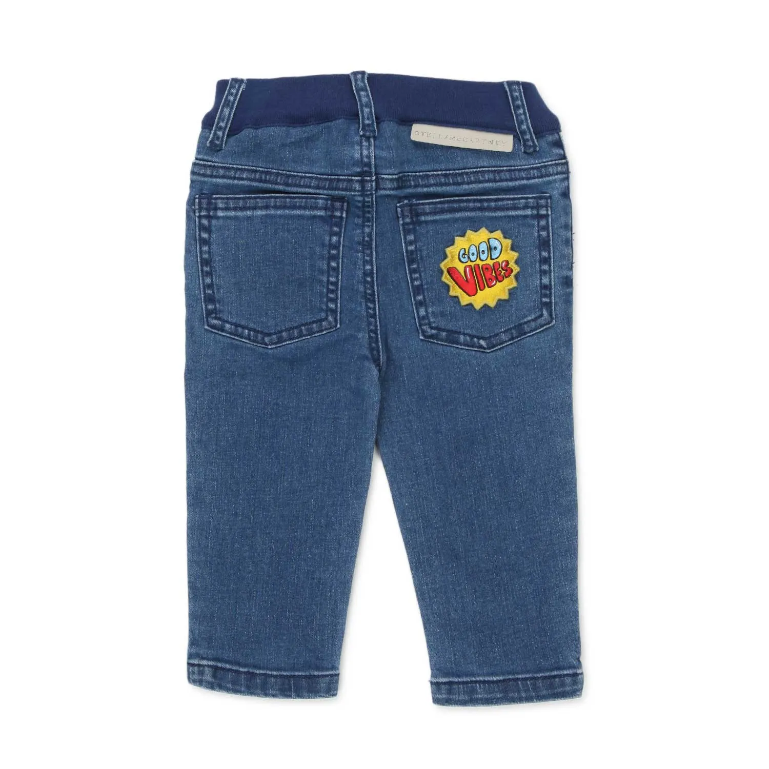 Stella Mccartney Medium Blue Mini Jeans For Child And Baby