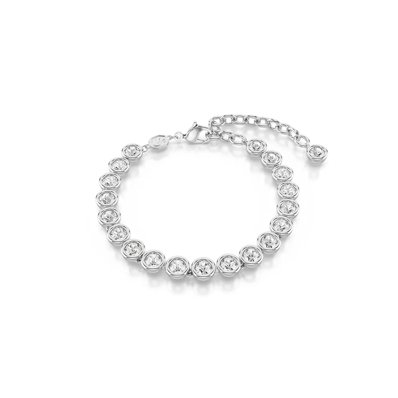 SWAROVSKI Imber tennis bracelet round cut white rhodium plated -                         -                     -                