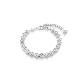 SWAROVSKI Imber tennis bracelet round cut white rhodium plated -                         -                     -                