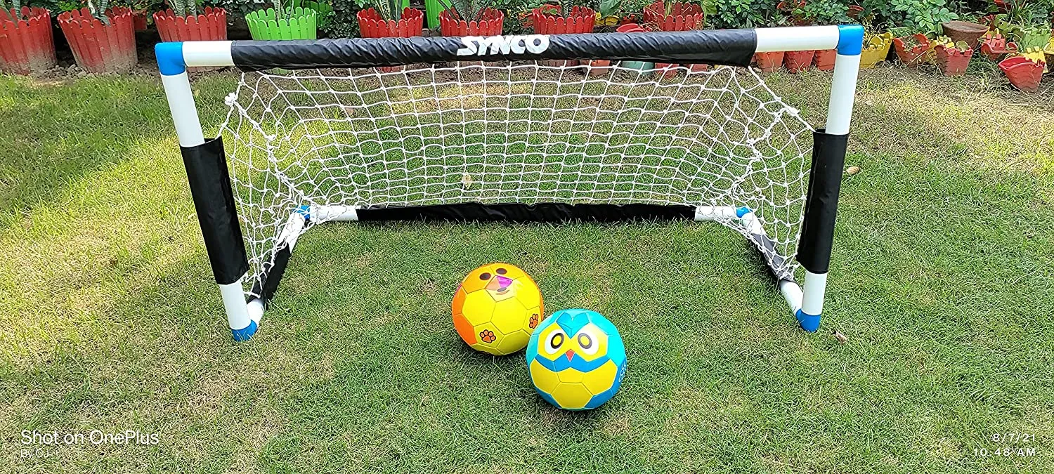 SYNCO  PORTABLE  FOOTBALL  GOALS FOR  KIDS