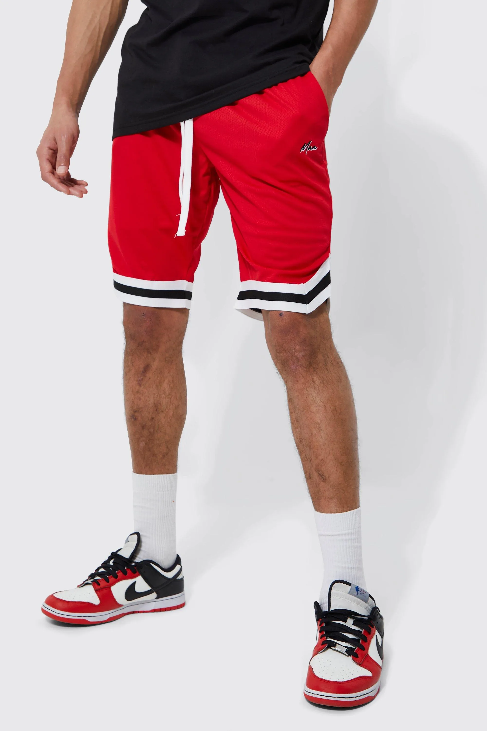 Tall Loose Fit Mesh Man Basketball Short