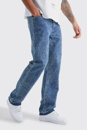 Tall Relaxed Fit Acid Wash Jeans