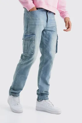 Tall Straight Rigid Cargo Jeans