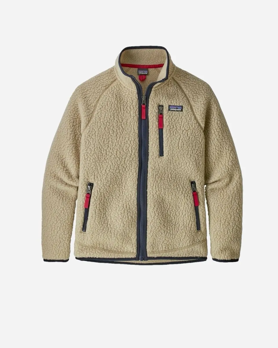 Teens Retro Pile Jacket - El Cap Khaki