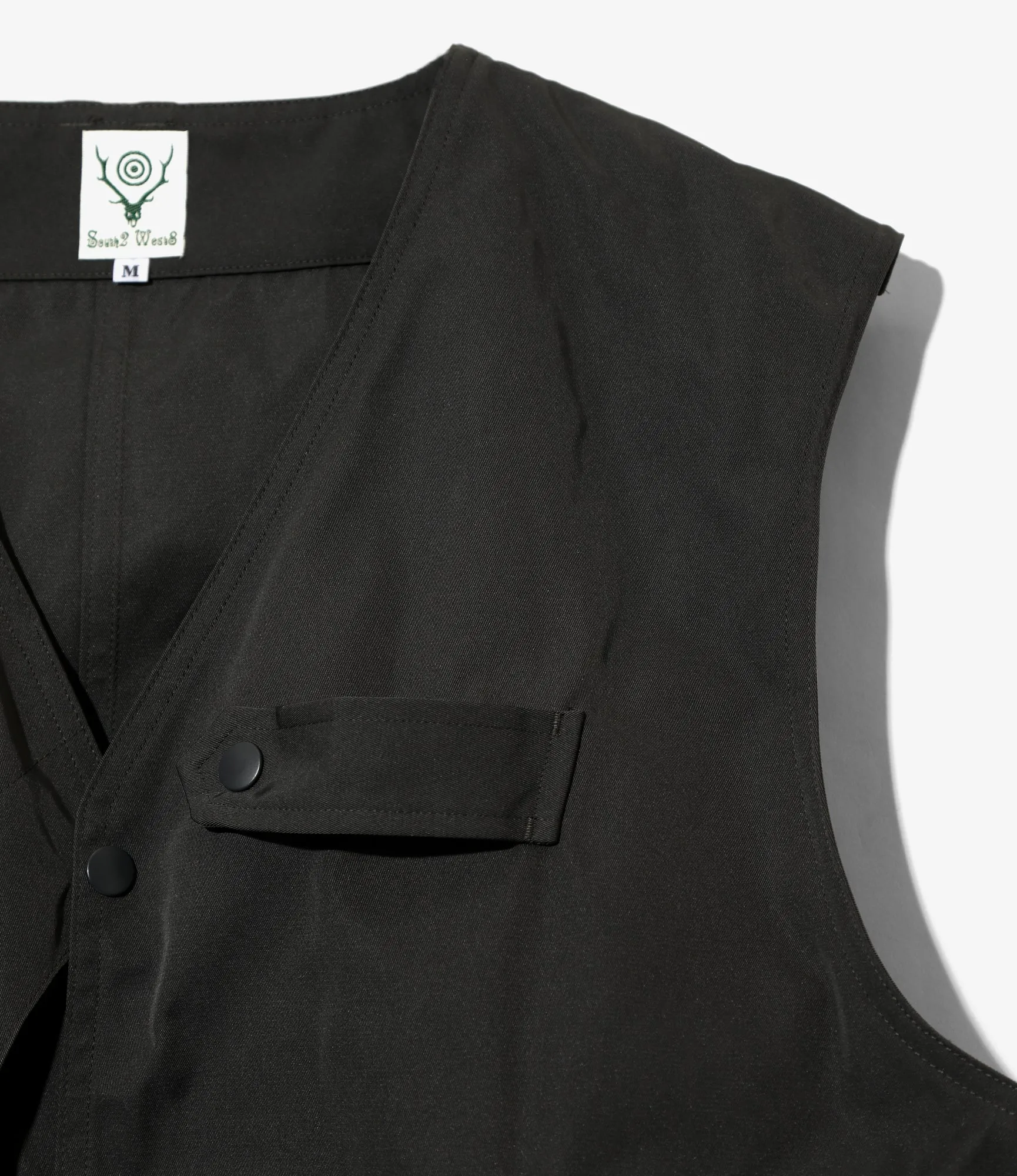 Tenkara Vest – Charcoal Poly Gabardine