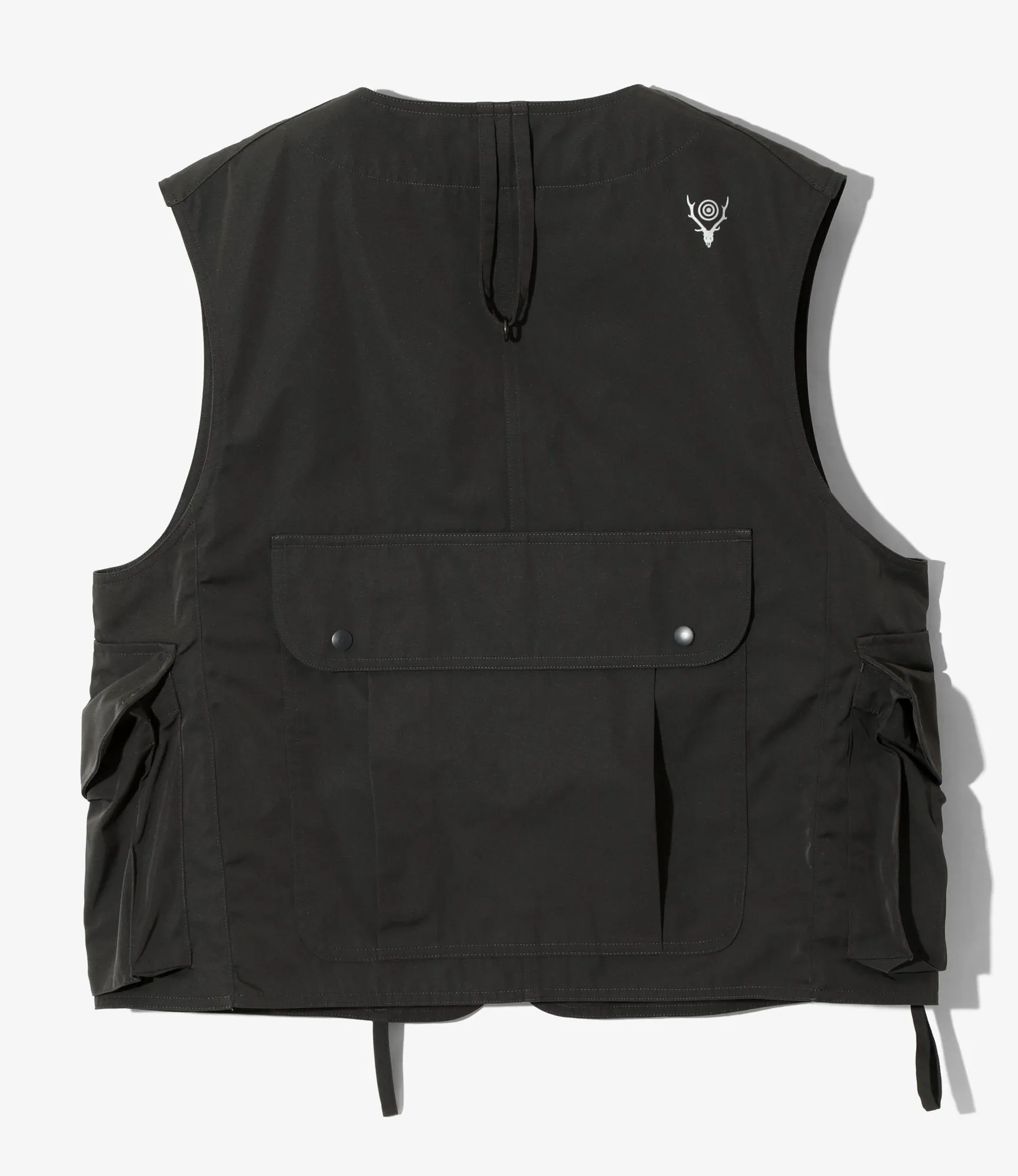 Tenkara Vest – Charcoal Poly Gabardine