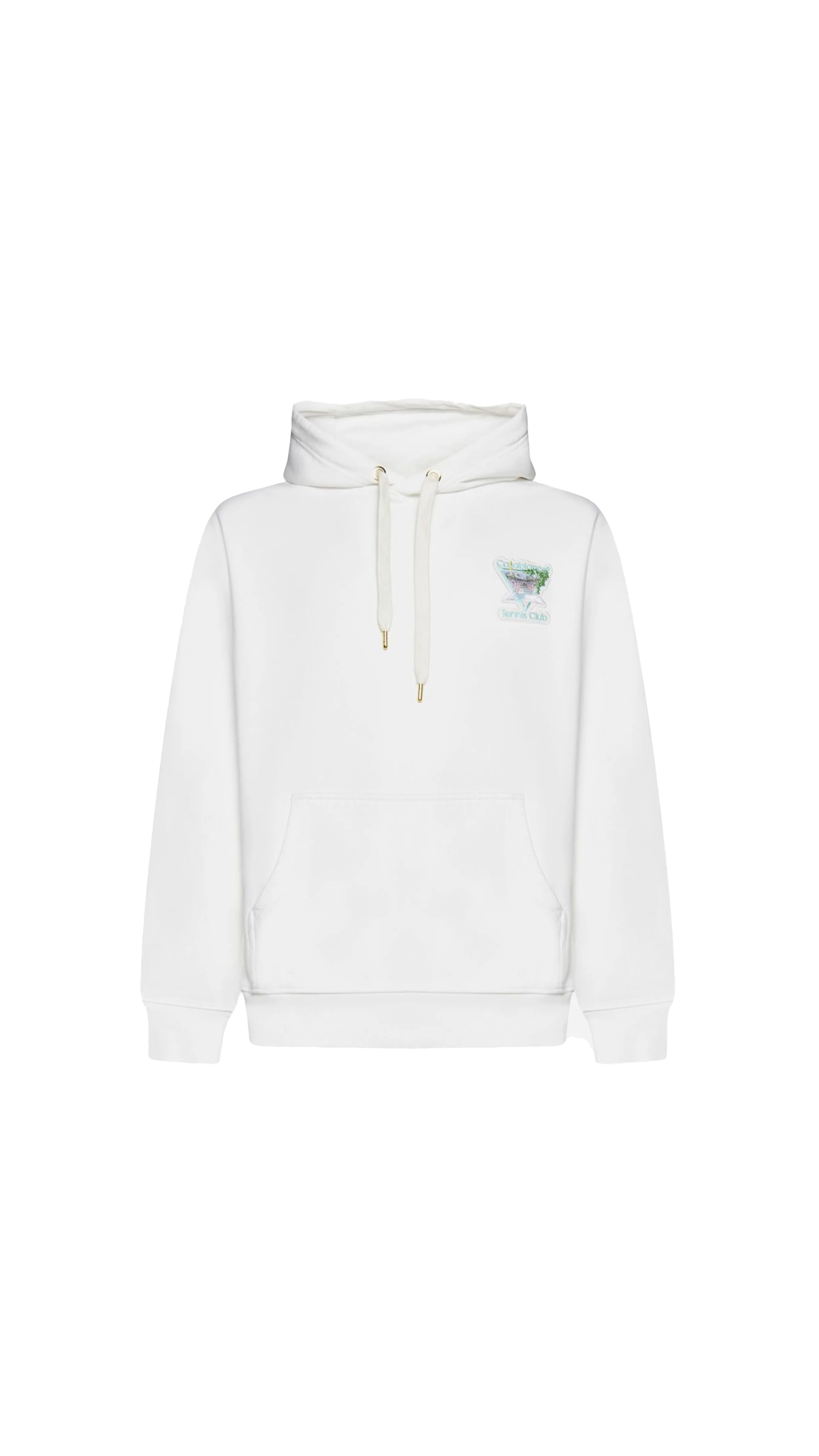 Tennis Club Icon Hooded Sweatshirt - White