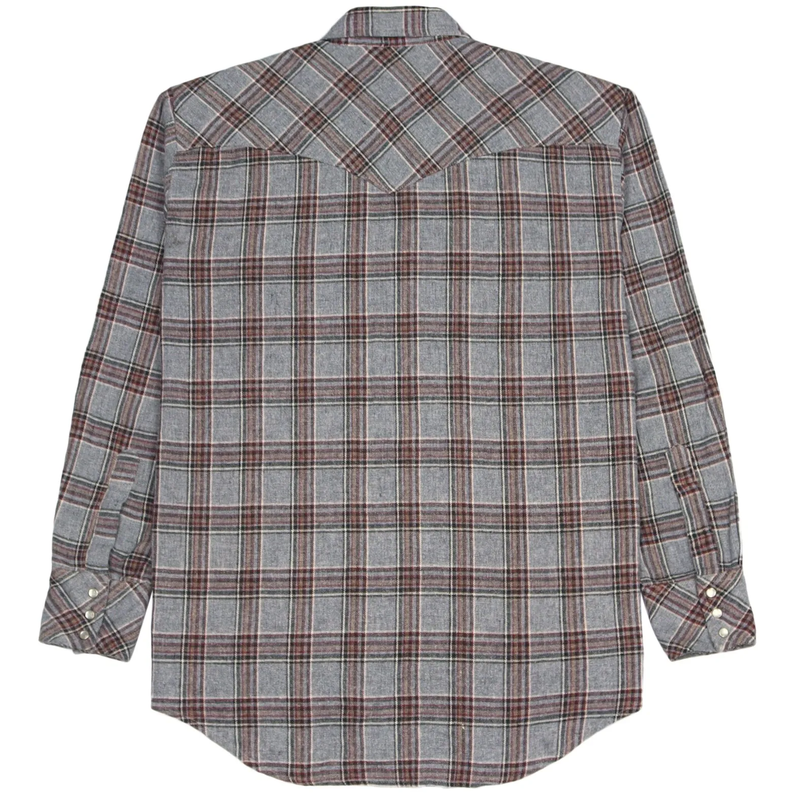 Texson Checkered Flannel Shirt Grey Black Red