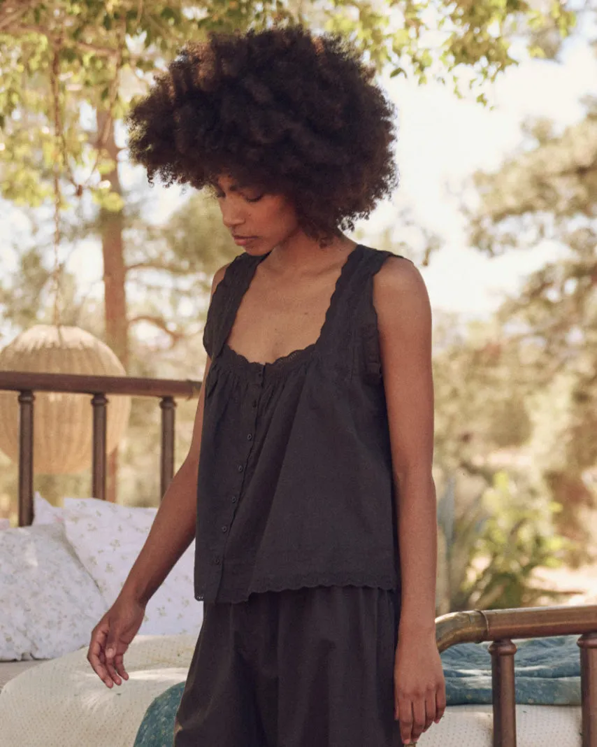 The Eyelet Tank | Black