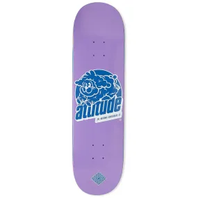 The National Skateboard Co. Medium Concave 8.375 Skateboard DeckAttitude Purple