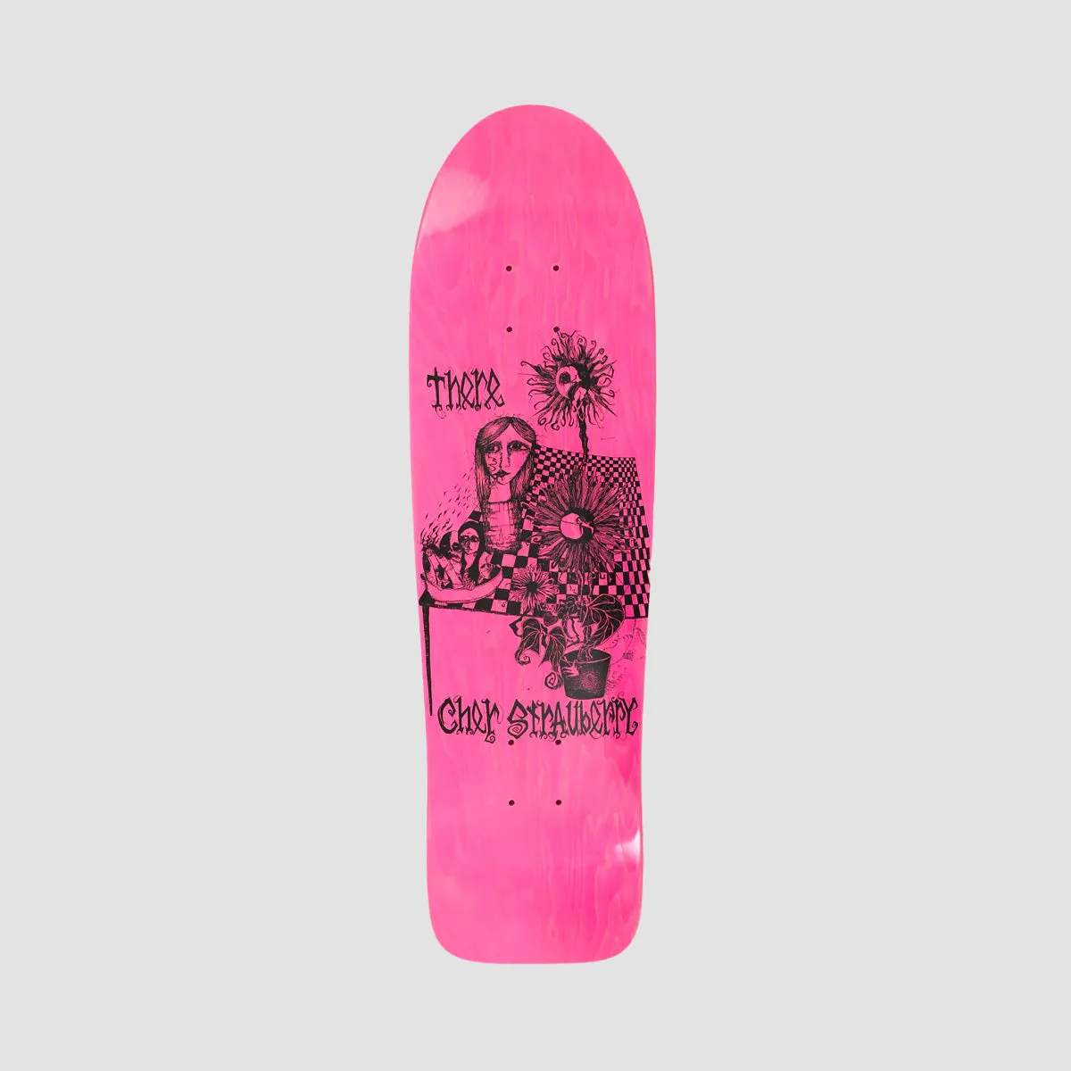 There World In An Ashtray Cher Strauberry Skateboard Deck - 8.67