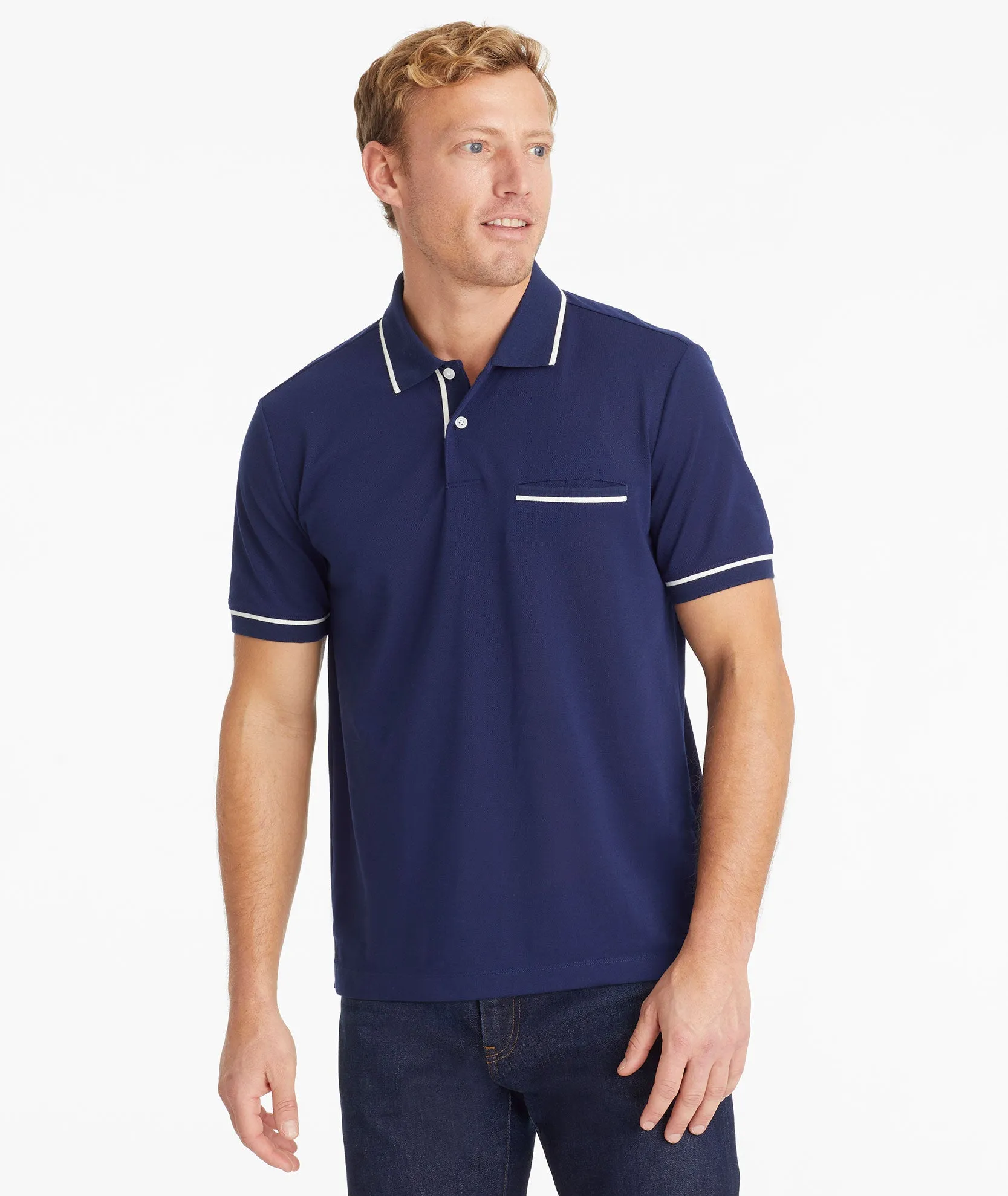 Tipped Performance Polo - FINAL SALE