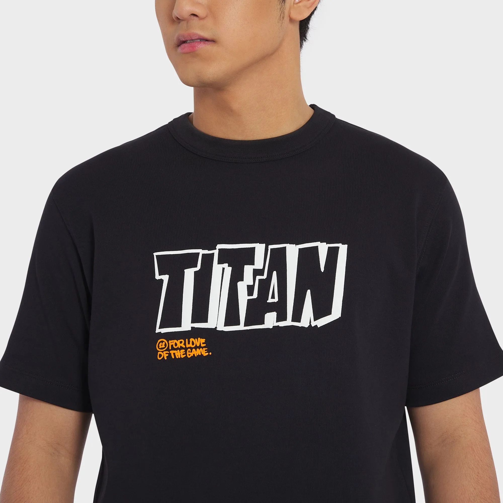 Titan Hoops Talk Basketball Tee - Black