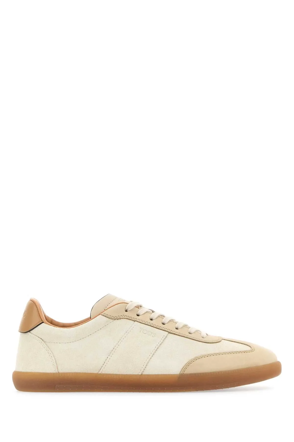 Tod's Ivory Suede Sneakers