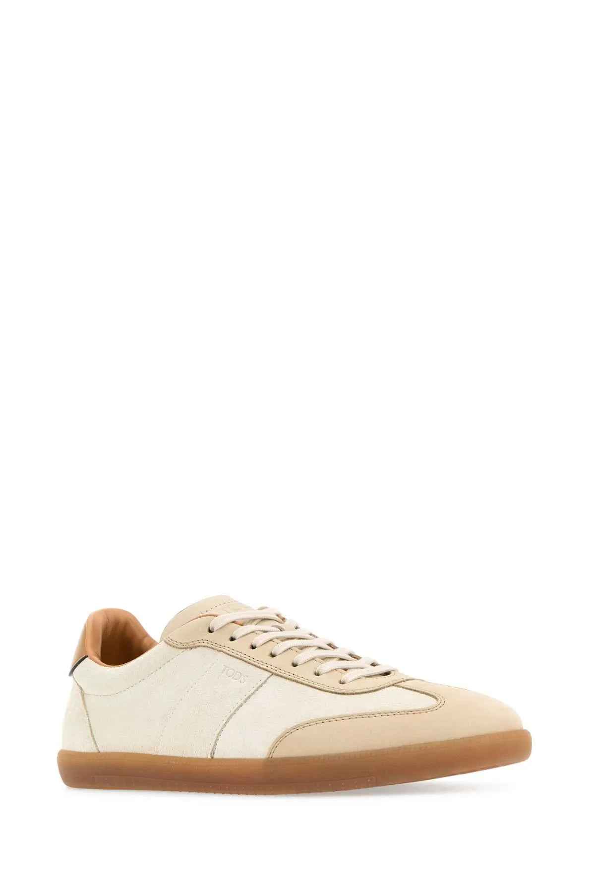 Tod's Ivory Suede Sneakers