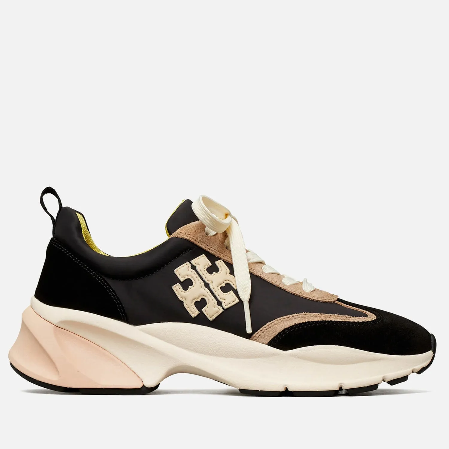 Tory Burch Good Luck Suede-Trimmed Nylon Running-Style Trainers