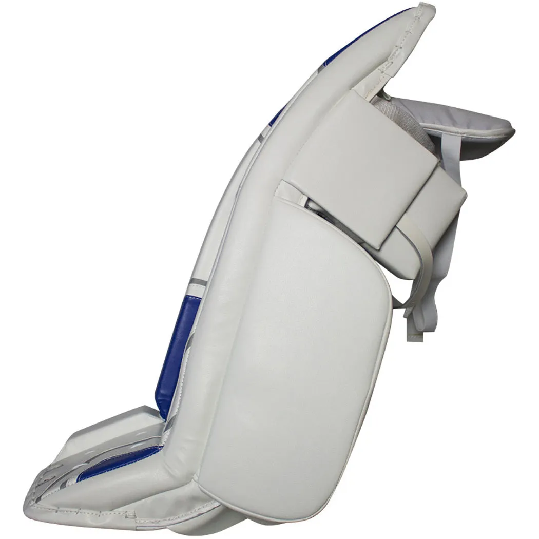 TronX MT2 Senior Hockey Goalie Leg Pads (White/Blue)