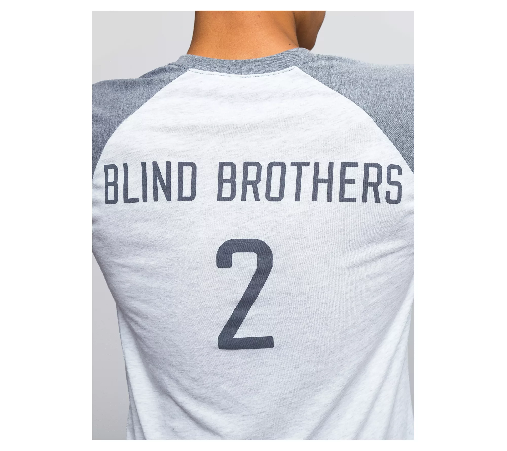 Two Blind Brothers Baseball Graphic Raglan