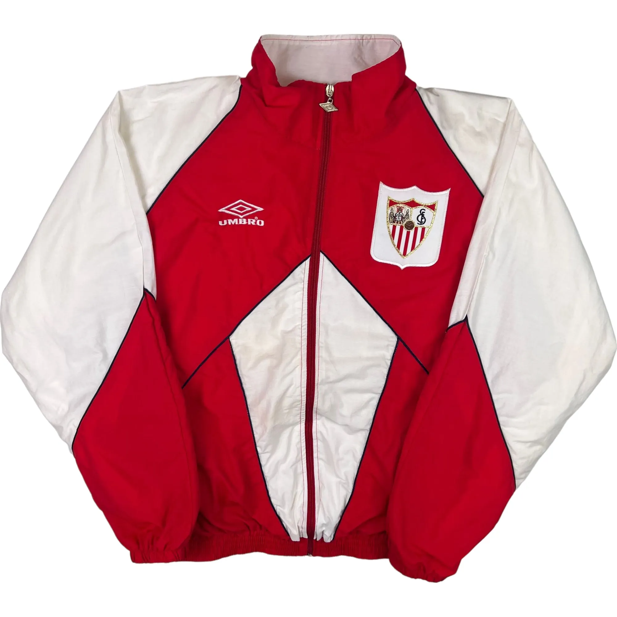 Umbro Sevilla FC 1994/96 Track Jacket Red White Rare