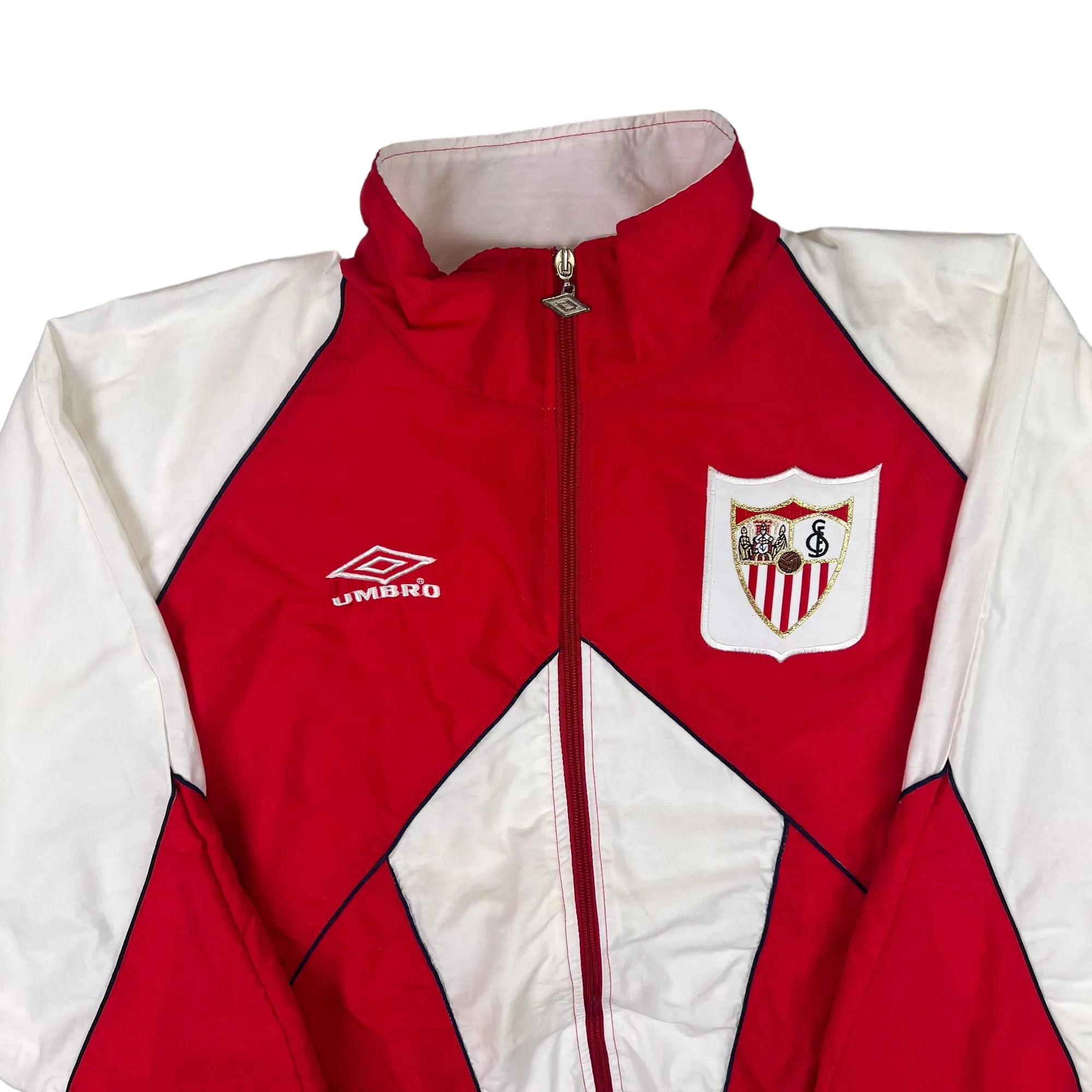 Umbro Sevilla FC 1994/96 Track Jacket Red White Rare