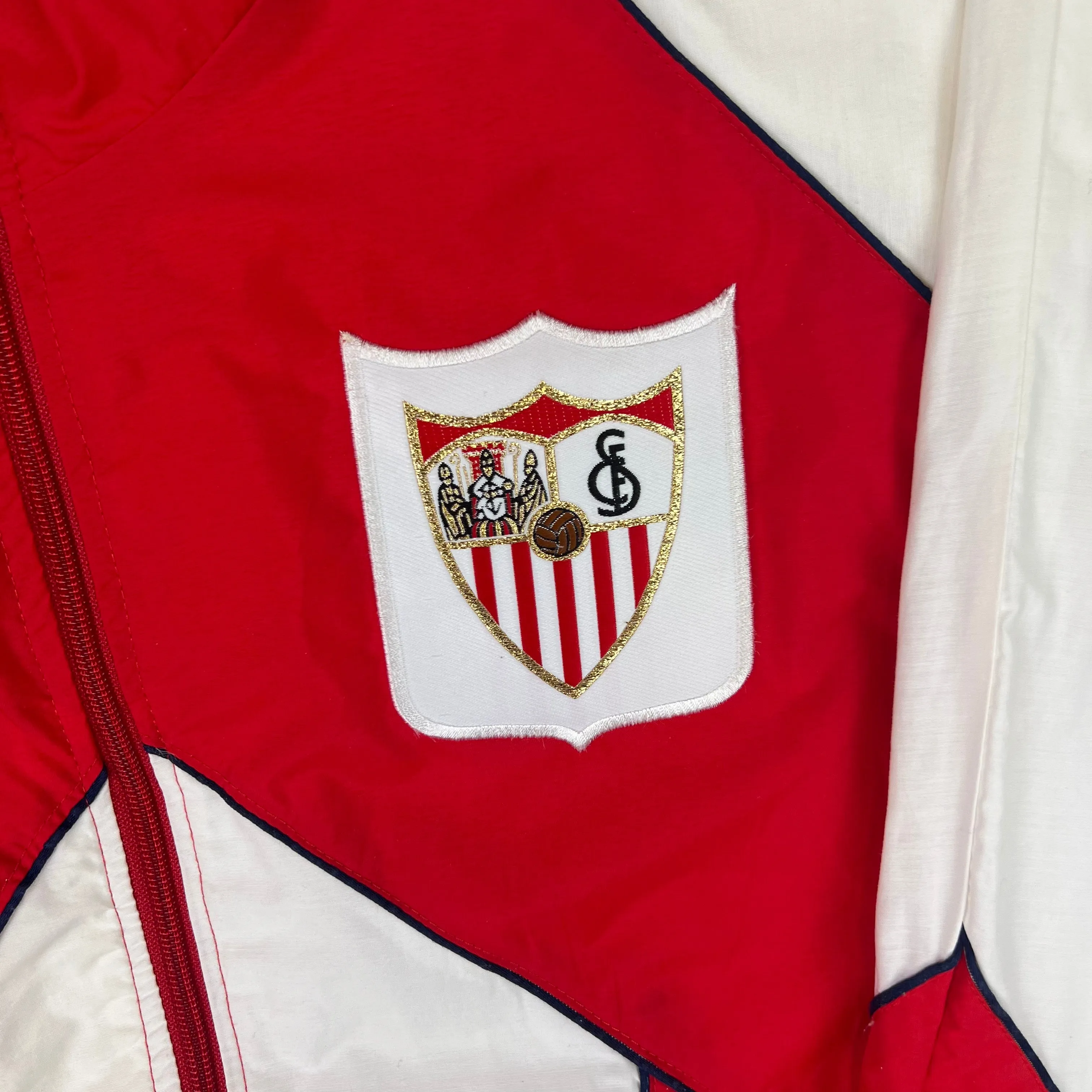 Umbro Sevilla FC 1994/96 Track Jacket Red White Rare