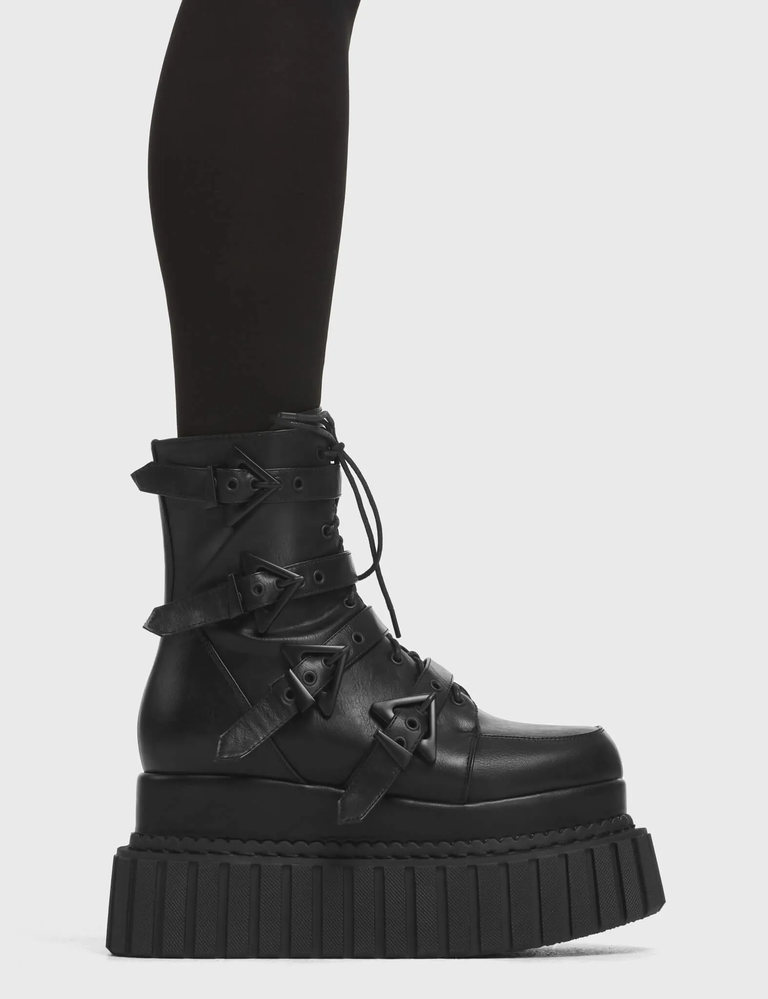 Unstable Chunky Ankle Creeper Boots