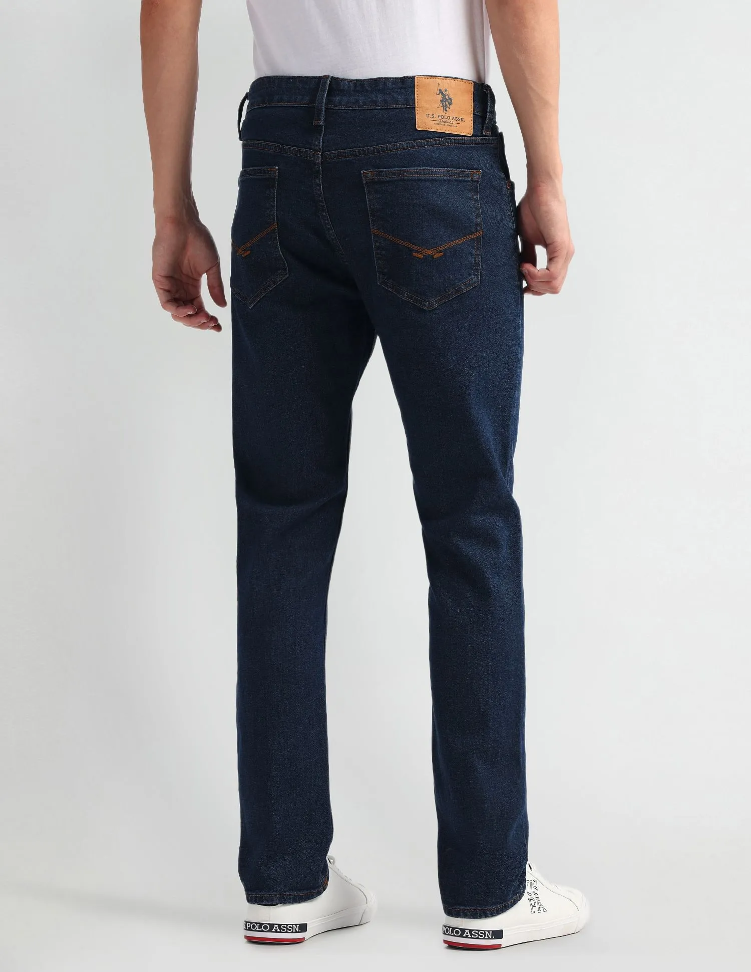 U.S. Polo Assn. Denim Co. Brandon Slim Tapered Fit Rinse Jeans