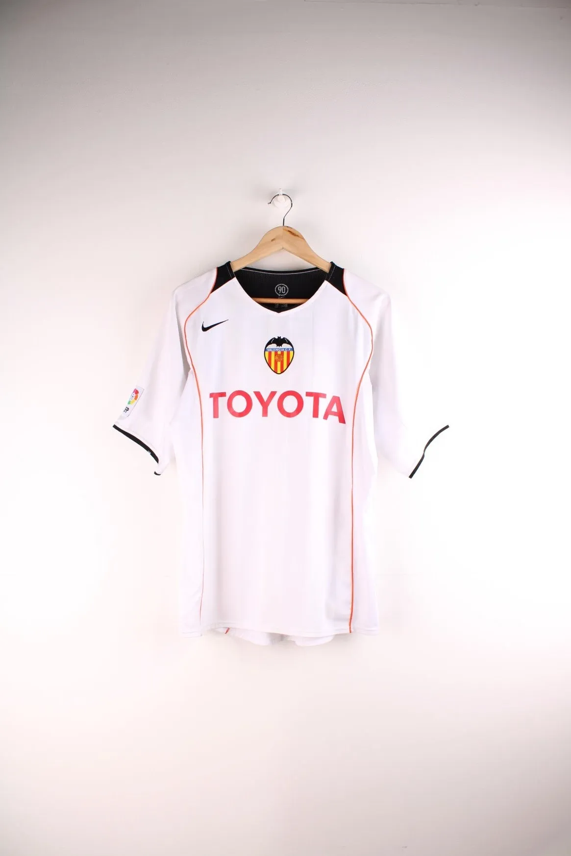 Valencia 2004/05 Nike Football Shirt