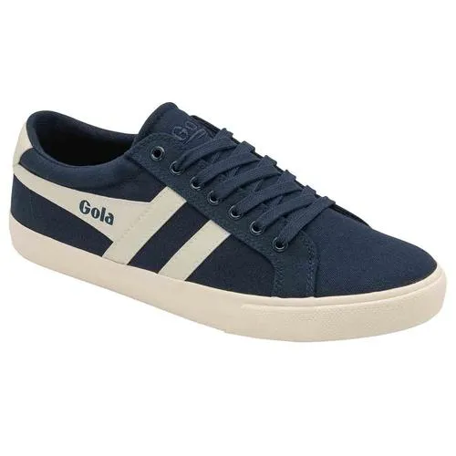 Varsity Gola Men's Retro Vegan Canvas Trainers N/W