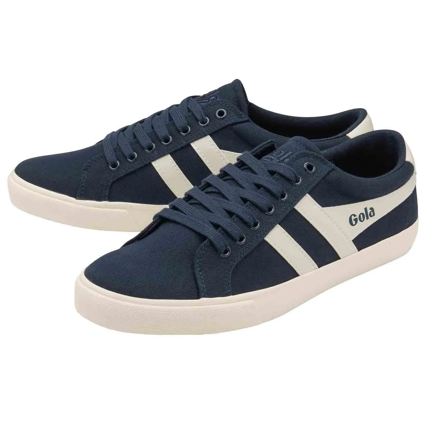 Varsity Gola Men's Retro Vegan Canvas Trainers N/W