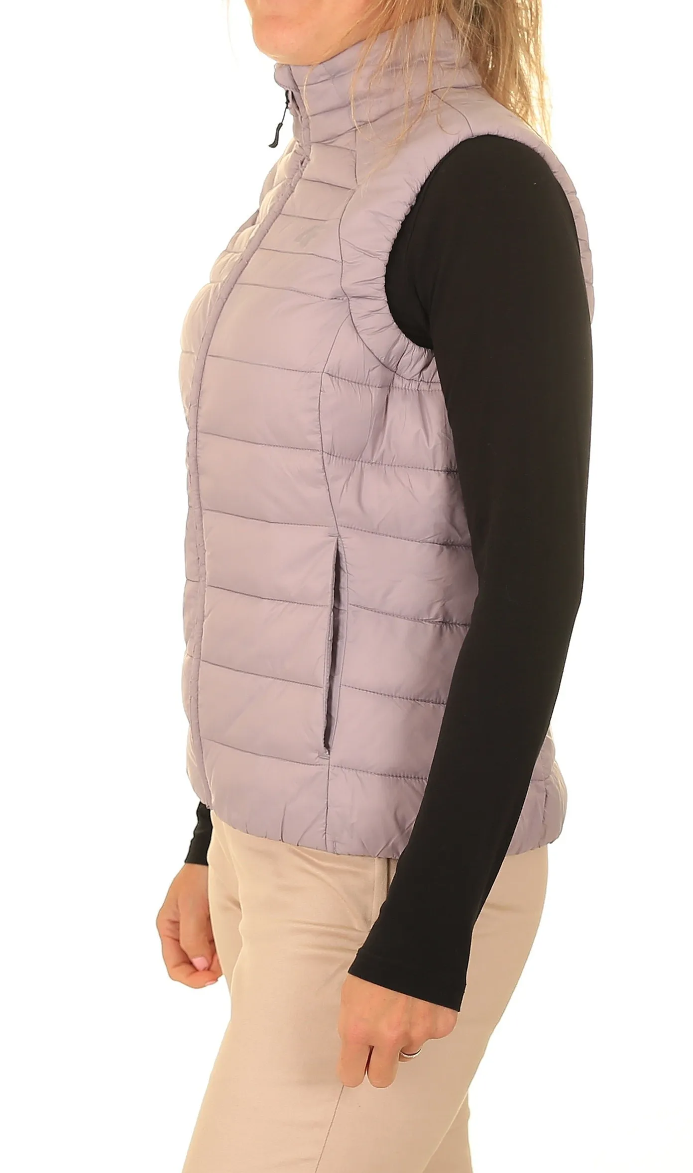 vest 4F 4FAW23TVESF072 - 56S/Light Pink - women´s