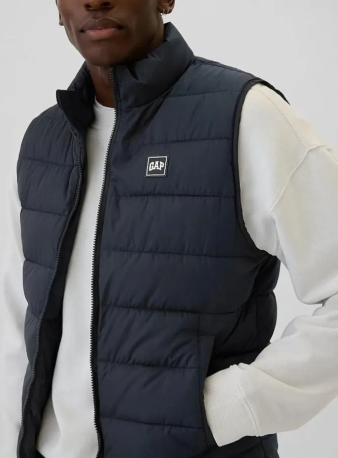 vest GAP V-Frch Logo Puffer - True Navy V2 - men´s