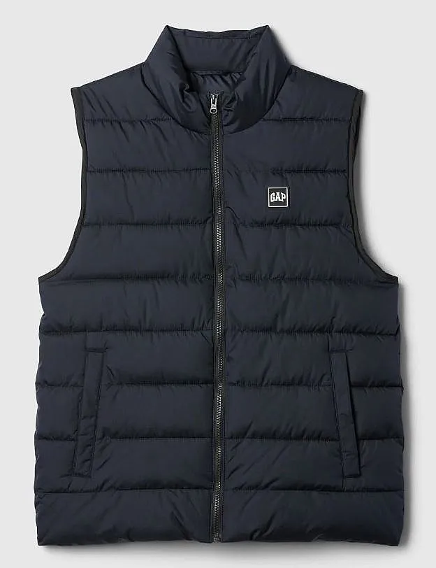 vest GAP V-Frch Logo Puffer - True Navy V2 - men´s