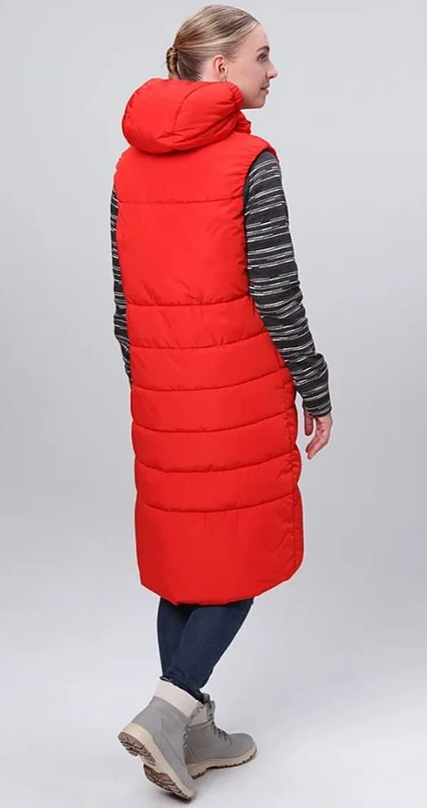 vest Loap Tamaja - G16G/Flame Scarlet - women´s