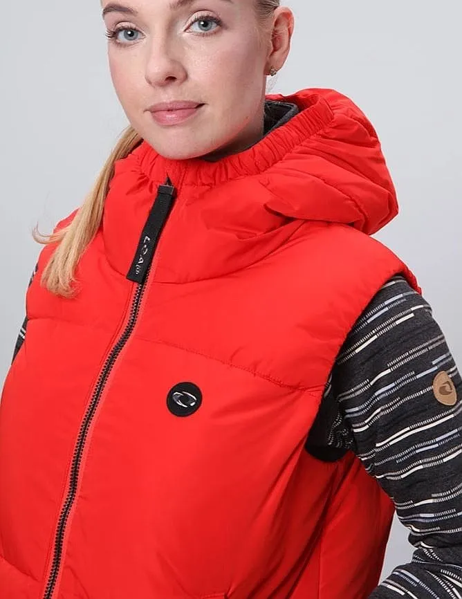 vest Loap Tamaja - G16G/Flame Scarlet - women´s